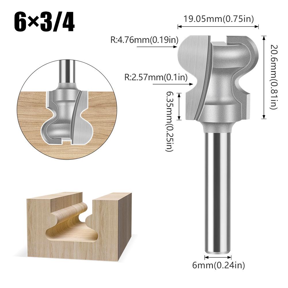 6 handles 12 handles two-arc nail clippers, drawer cabinet door drawer knife, cabinet door handle knife slotting knife hidden handle