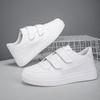 Large size 48 summer white shoes fashion Velcro casual sports board shoes student casual sports shoes men's shoes