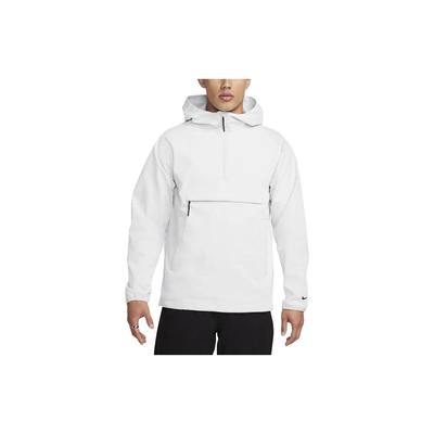 Unscripted Repel Solid Color Hooded Zip Casual Golf Shirt Men Tops Photon-Grey FB5454-025