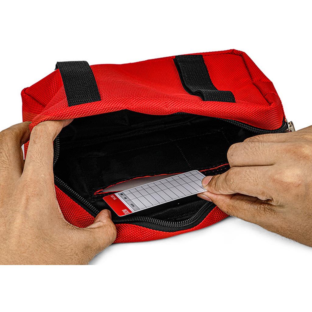 Portable Lockout Device Organizer Tear Resistant Polyester Storage Case for Safety Equipment Easy Maintenance Tool