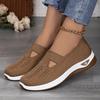 Women's shoes large size casual shoes flying woven breathable shoes women's lightweight and comfortable mesh shoes soft sole shallow mouth single shoe