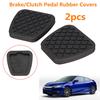 Replacement Accessories Non-slip Black Foot Spare Parts Covers 2 Pcs Set Car High Quality Practical New Hot Sale