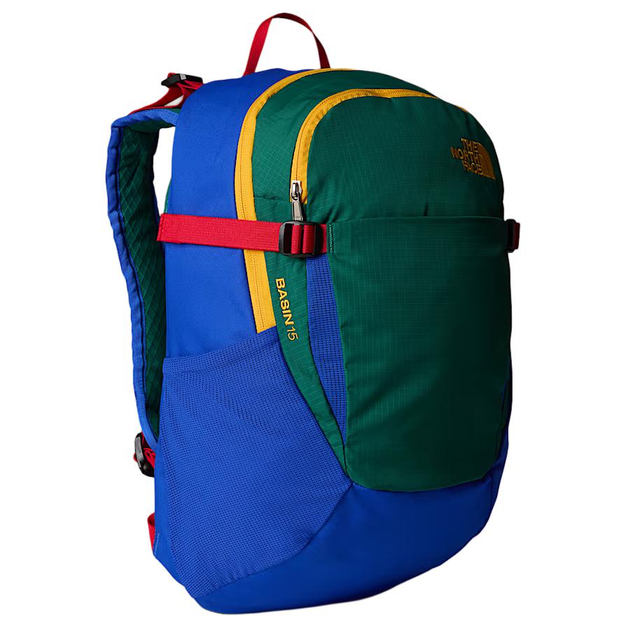 

The North Face Basin 15L Hiking Travel Outdoor Bag Recycled Nylon Green And Blue Unisex bags NF0A87SJ-BIC Green & Blue