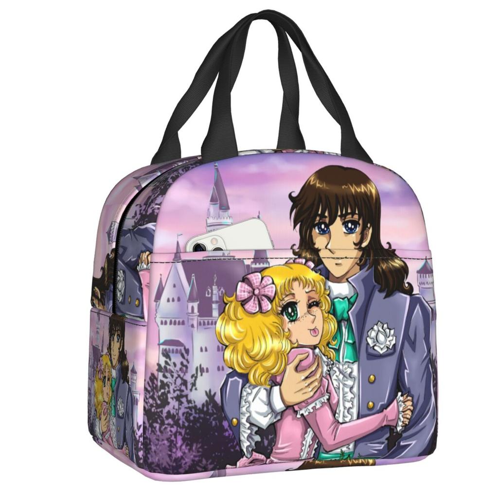 Custom Candy Candy Lunch Bag Men Women Cooler Thermal Insulated Lunch Box for Adult Office