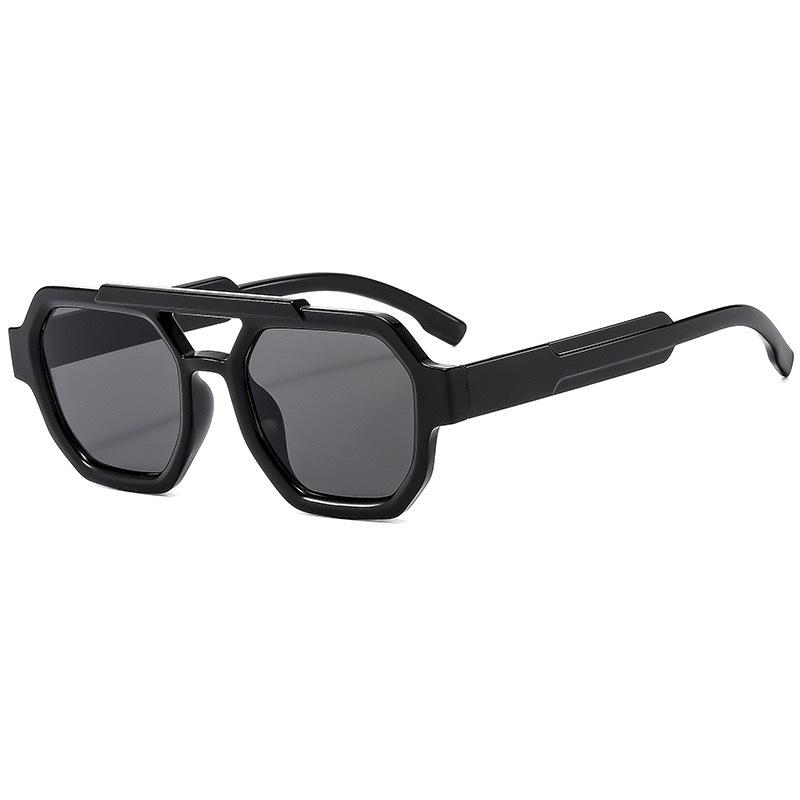 Large Frame Polarized Sunglasses Women S Men S Large Frame Double Beam Fashion Sunglasses High Sense