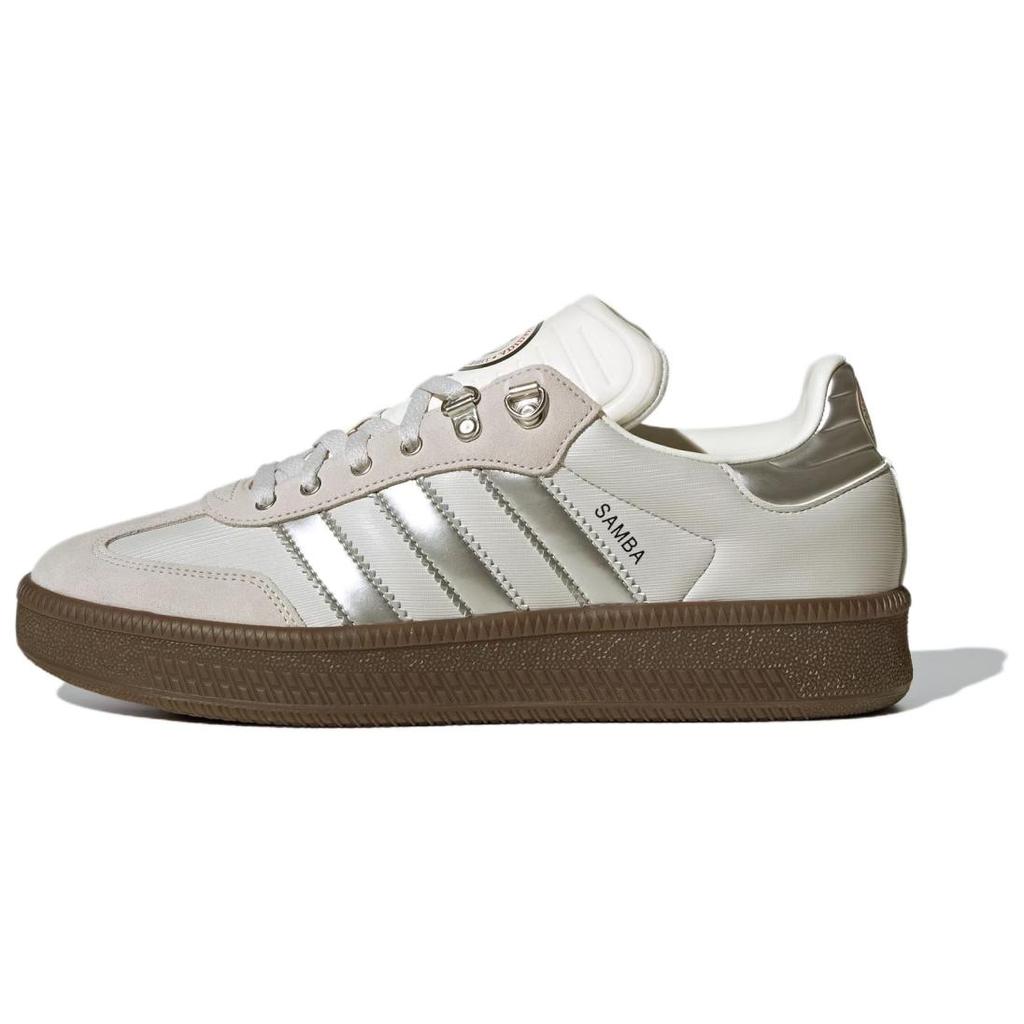 Adidas Samba Xlg Off White Silver Metallic Sneakers JP5667