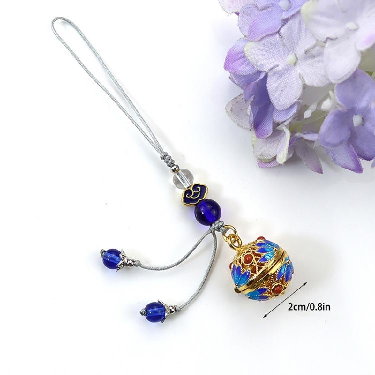Flower Pendant Rope Keychain Light Blue Keyring Women's Fashion Keyring Jewelry