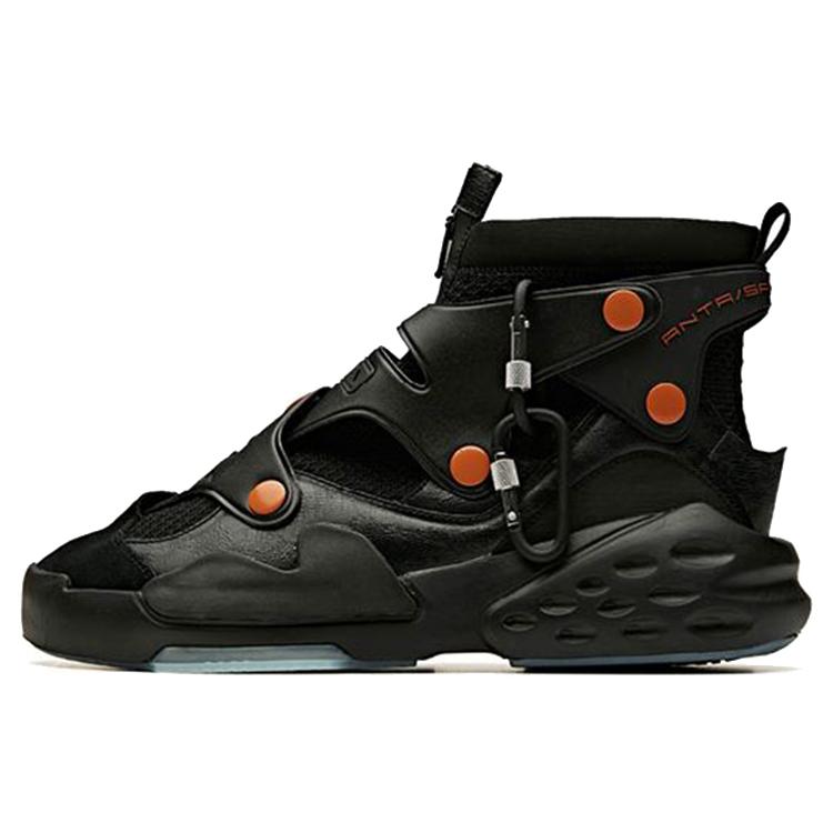 

ANTA Bastard Casual Shoes Men s High top Black/Bronze/Oxygen Blue 11948086S-1 40