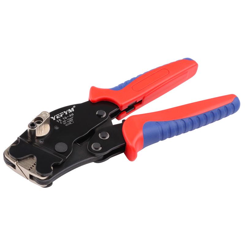 YEFYM 16-4H Manual Adjustable Terminal Crimper, 0.08-16mm² Capacity
