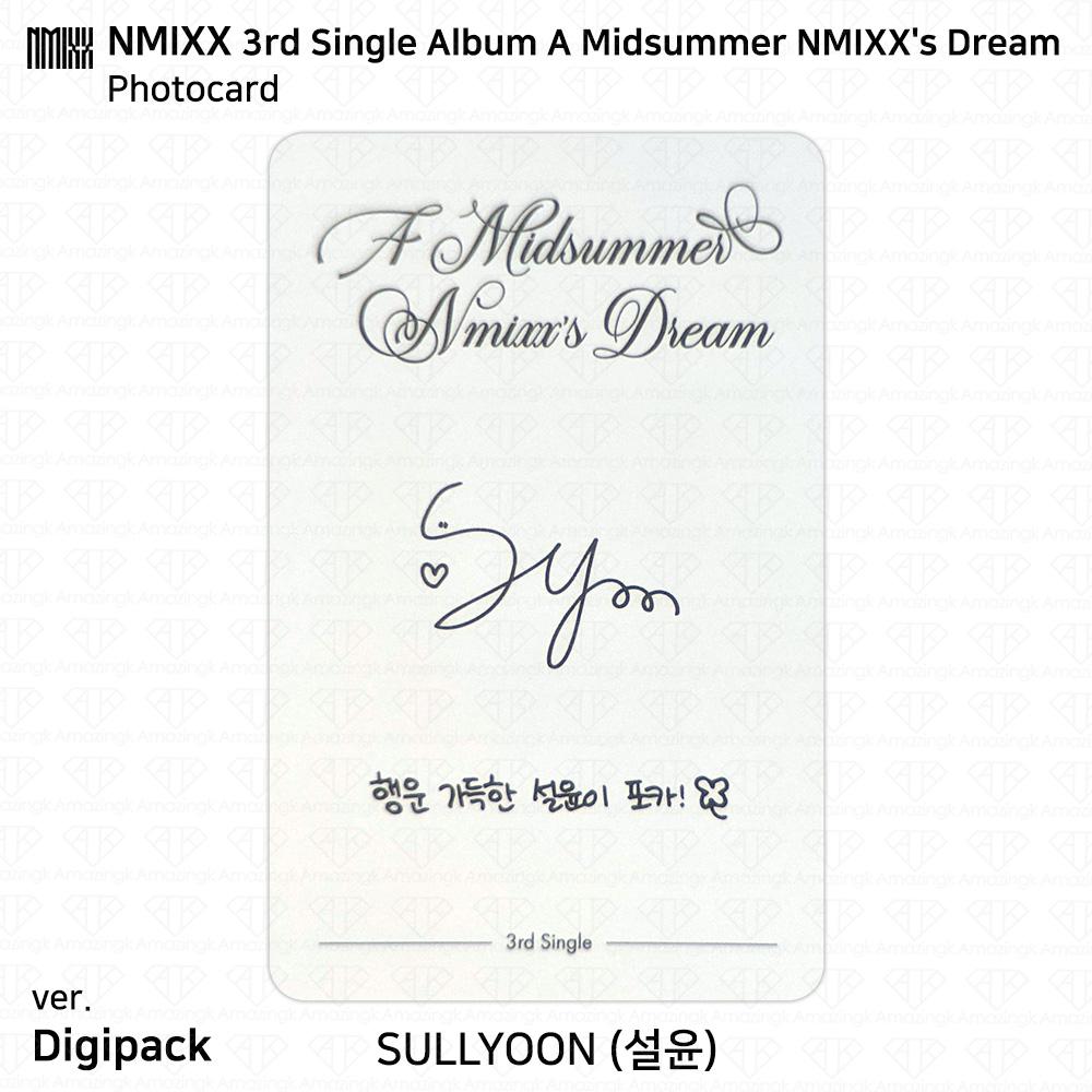 NMIXX 3rd Single Album A Midsummer NMIXX's Dream Official Photocard KPOP