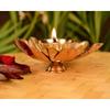 Set of 12 Brass Diya for Puja - Diyas Lamp Lotus Shape - Deepak for Pooja - Gift