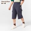 PawinPaw Boys' Cartoon Bear Cargo Cropped Shorts