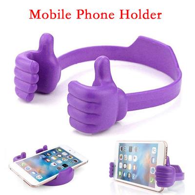 Mobile Phone Holder Universal Thumbs Adjustable Cell Phone Mount Stand Tablet Desktop Back Bracket for iPhone Xiaomi Samsung
