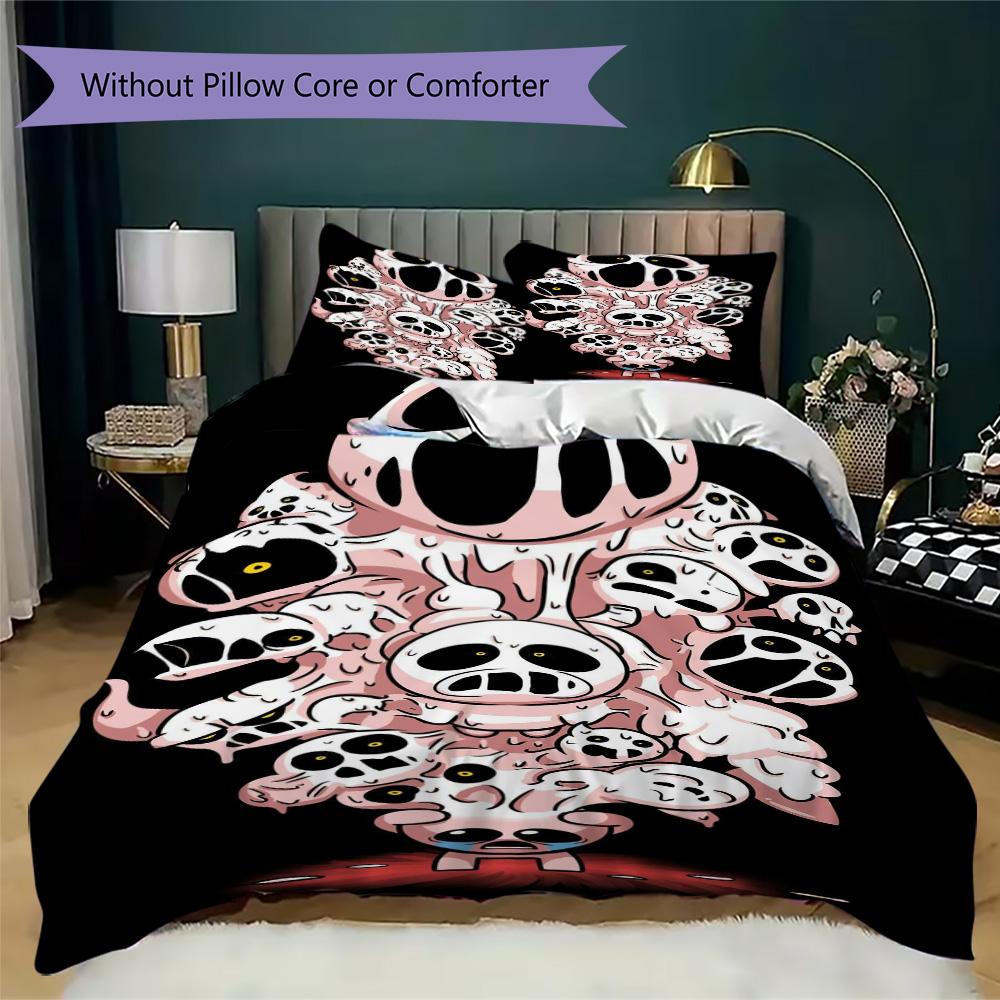 Skull Collection Pattern Bedding,Quilt Set Quilt Cover Pillowcase Home Birthday Gift (1*duvet cover+2*pillowcase,without core)ZSJT0917288