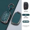 Zinc Alloy Leather Car Folding Key Cover Case Holder Keychain for Hyundai Avante I10 I20 I30 HB20 IX25 IX35/45 TUCSON Accessorie