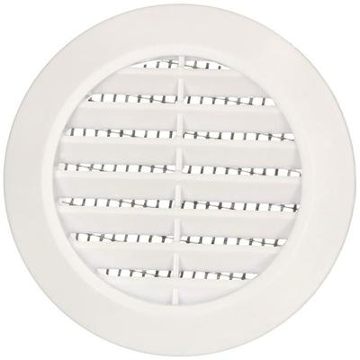 Griglia di ventilazione - KOTARBAU - Rotonda - Diametro 60 mm - Zanzariera - Bianca
