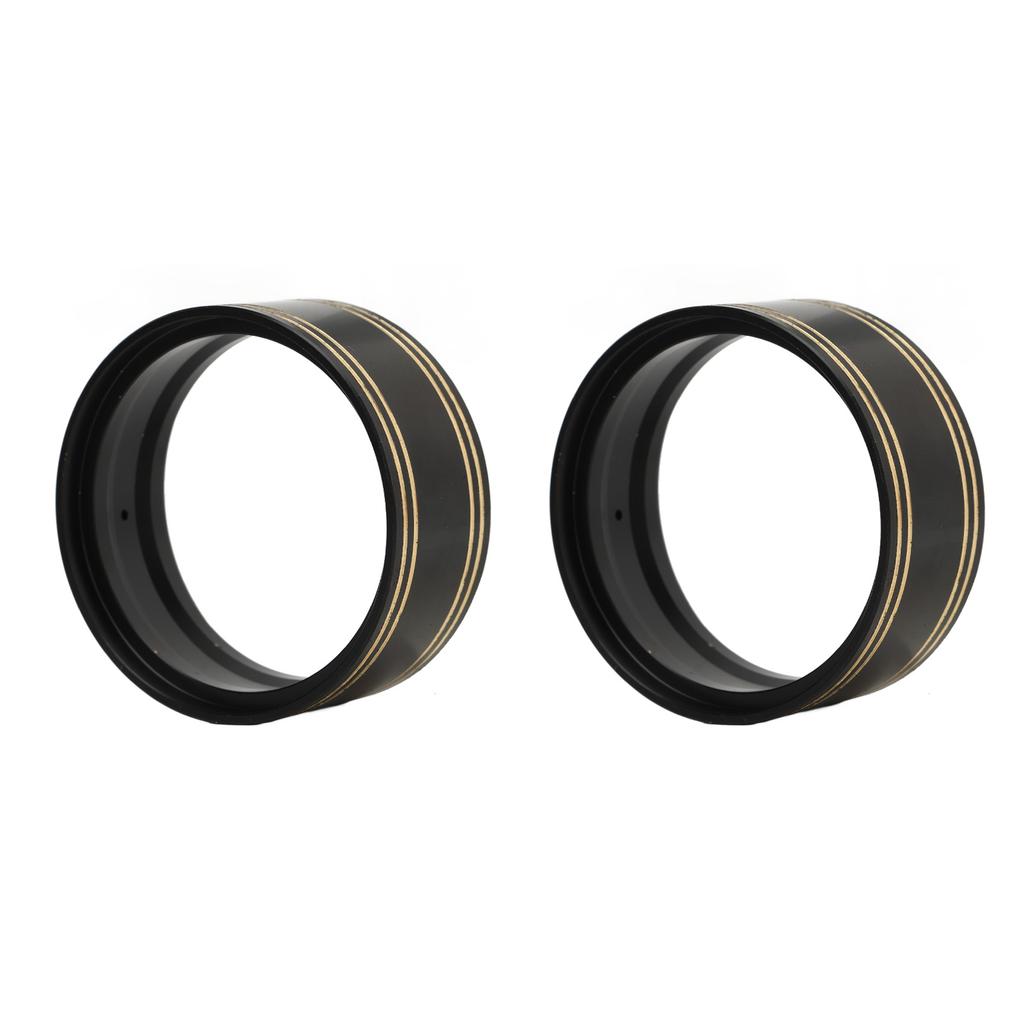 2PCS 1.9in Beadlock Wheel  s with Hole     Replacement for   SCX10 II 90046 1Celsius10 RC Crawler