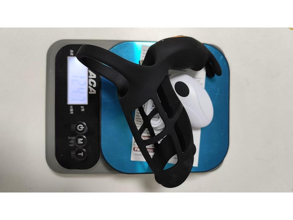 Three-pronged Silicone Vibrating Cock Ring with Wireless APP Remote Control