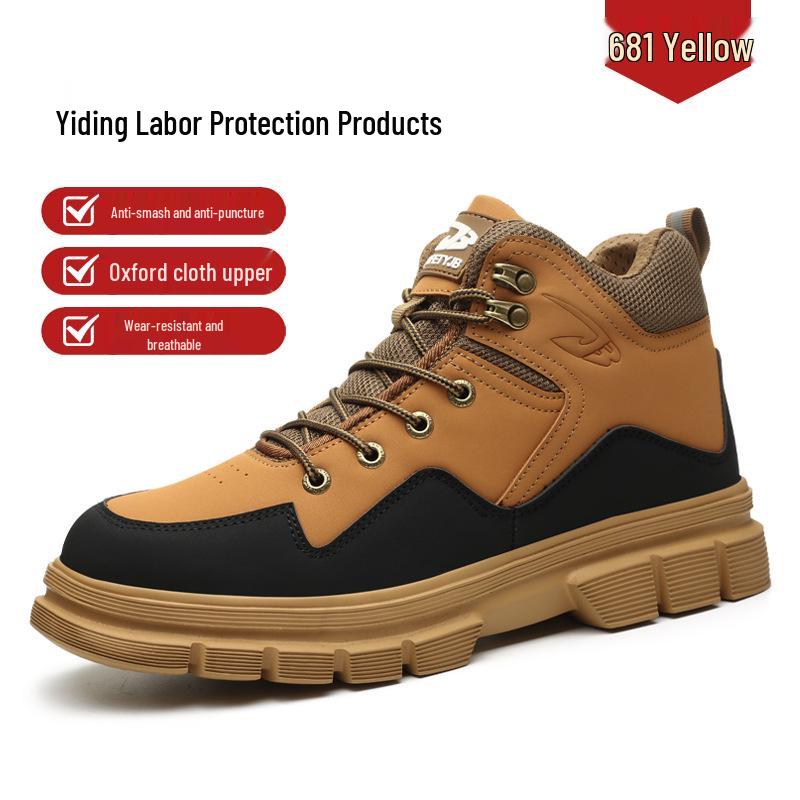 All-Season Anti-Smash & Puncture-Resistant Comfort Safety Shoes for Labor Protection