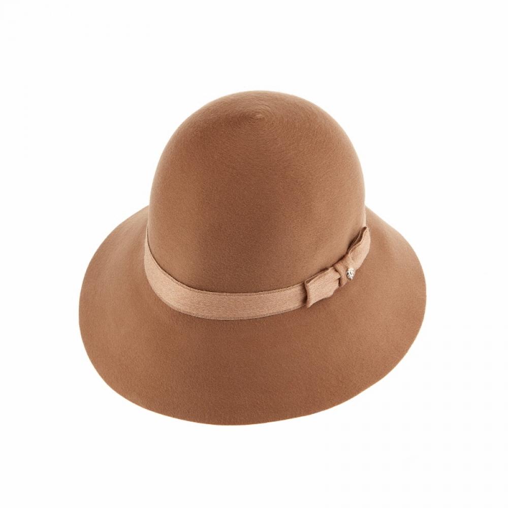 Helen Kaminski Hat51464 Ca Alfreda 9 Camel Ribbon Cashmere Bucket Hat