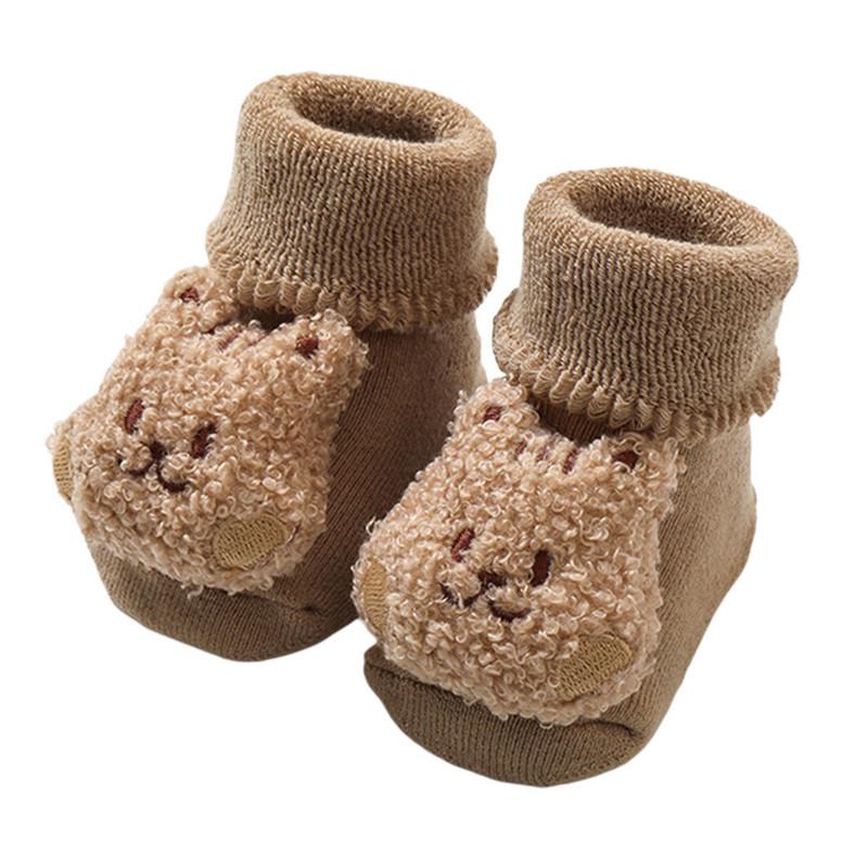 Newborn Baby Girl Boy Socks Slipper Socks Kids Accessories Warm Thick Grip Socks Cosy Winter Socks