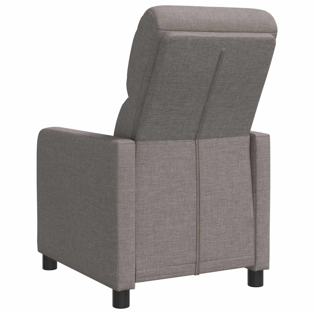 Recliner Taupe Polyester