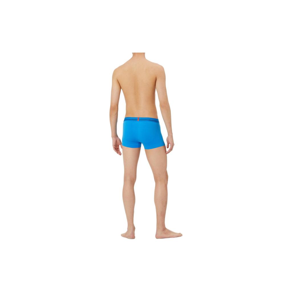 Calvin Klein 4D Support Series SS22 Solid Color Letter Mid-Rise Fitted Boxer Shorts Men Underwear Blue NB3031-C2P