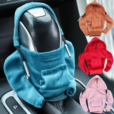 Moda Kapşonlu Üstler Araba Vites Topuzu Kapağı Manuel Kol Vites Değiştirme Dekor Kapşonlu Üstler Otomatik Araba İç Aksesuarları
