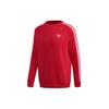 Originals 3 Stripe Crewneck Sweatshirt Men Tops Red FM3761