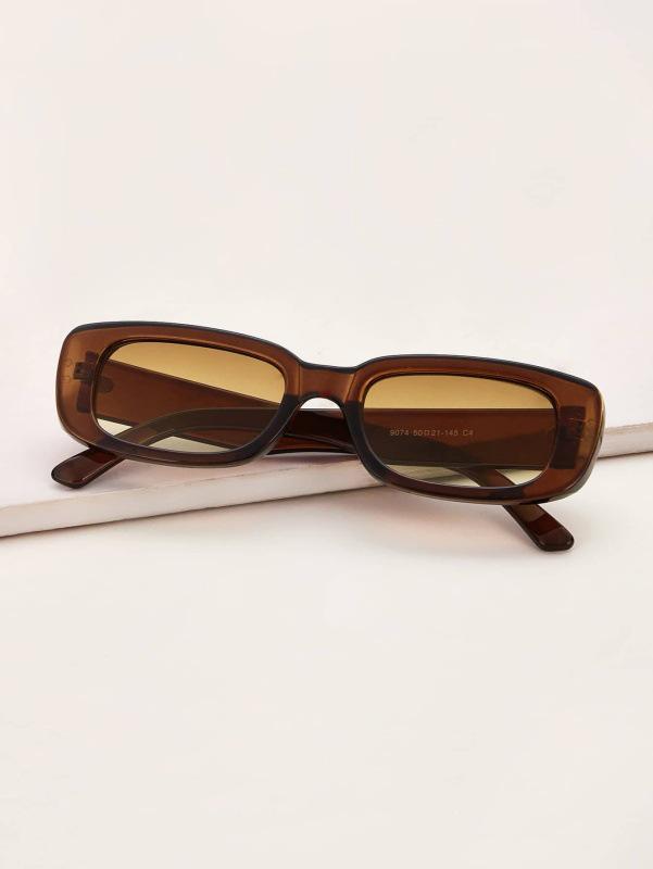 European & American Square Frame Sunglasses - Fashion Punk Street Style 9074
