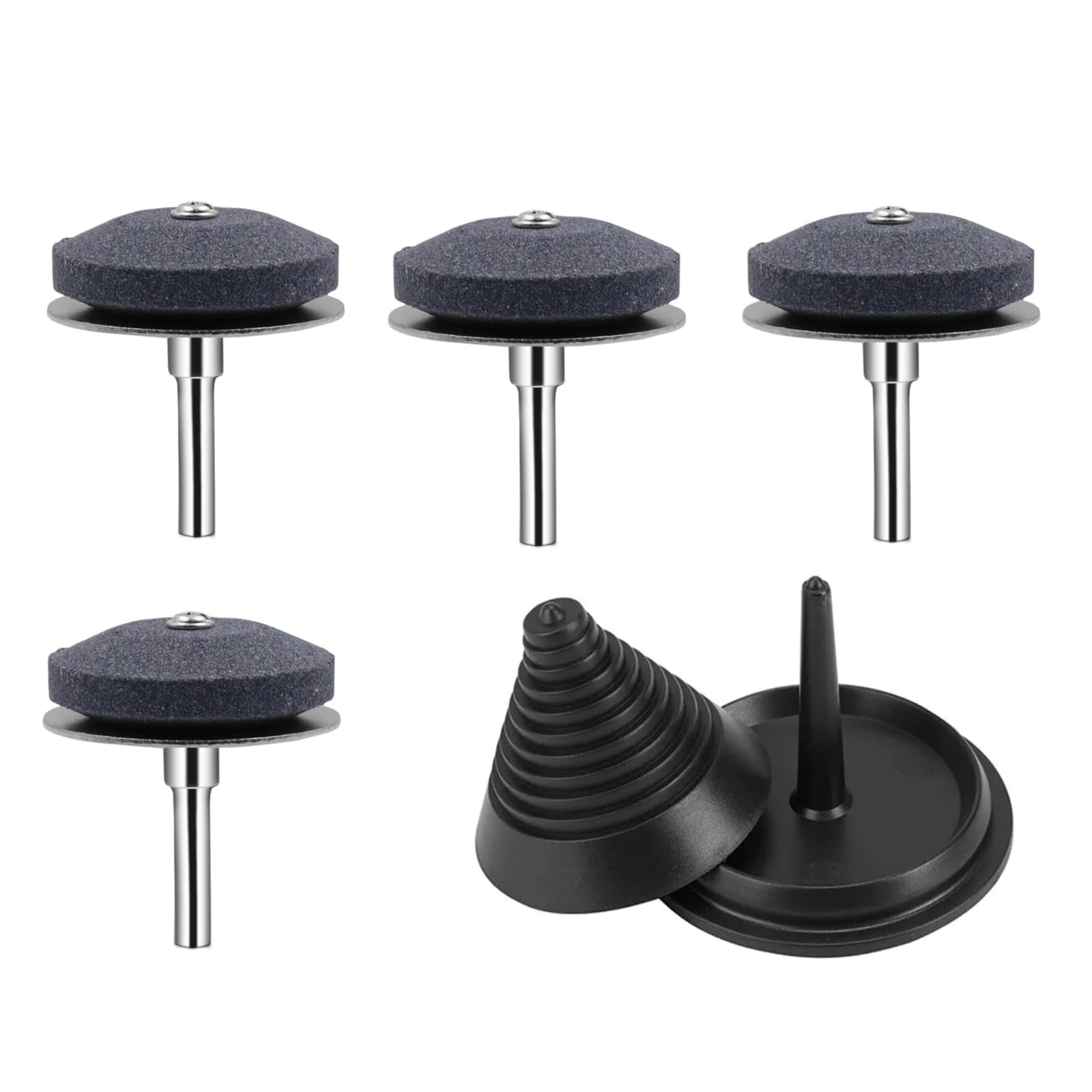 

Точилка-балансир для лезвий газонокосилки Универсальный точильный камень для электродрелей Садовый инструмент 5 шт. &