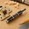 5mm Diameter Hinge Drill Bit Spring-Loaded Guide Woodworking Drill Bit  For Door Hinge Installation