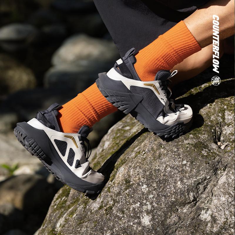 New LiNing CF Linchuan SS Cushioning Wear-Resistant Low-Top Casual Shoes Men's Gray Black AGLU143-3