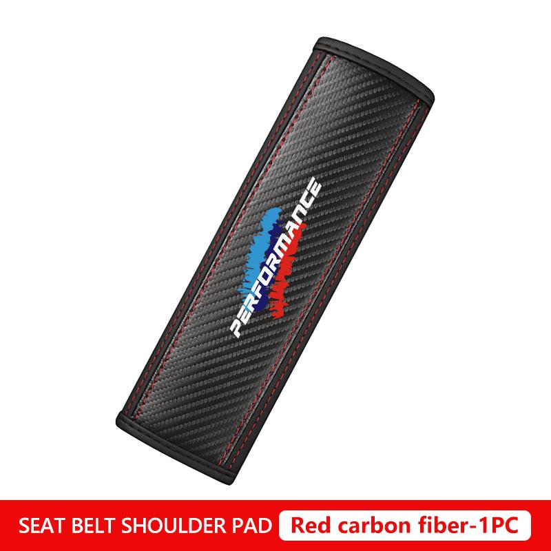 BBKL3 Car Seat Belt Shoulder Soft Safety Belt Protection Cover Anti-wear For BMW Performance M Alpina M3 M5 iX iX1 iX3 iX6 iX7 G20