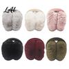 Cozy Winter Gear for Ears Women's Ear Muffs Soft Faux Rabbit Fur Warmers Adjustable Fuzzy Muffs Cycling Sports Commuting Plush Fluffy Cold