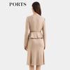 PORTS Women's Textured Wool Splice Dress