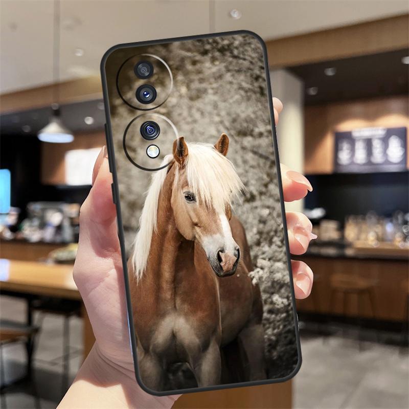 Animal Steed Horse Case For Honor Magic 8 6 7 Pro Honor 400 200 70 90 Lite X8b X8c X9a X9b X9c X9d Win RT Cover