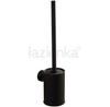 Faneco Sydney Wall-mounted Round Black Toilet Brush HTB01XBL