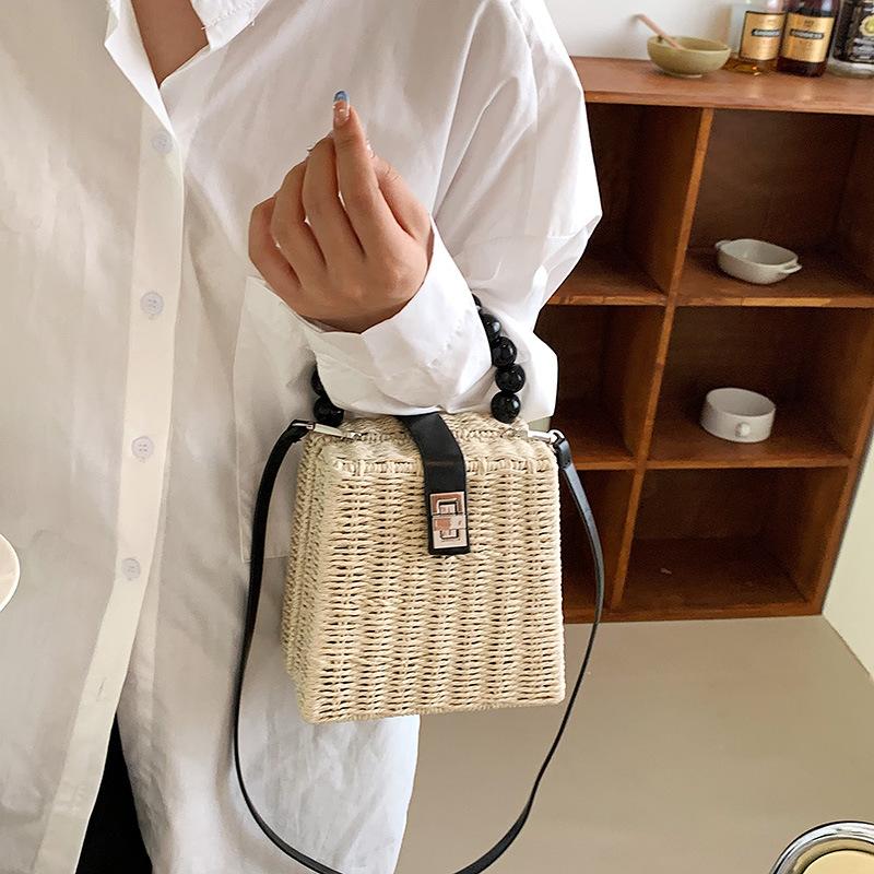 Single-shoulder Bag, Fashionable Beaded Handbag, Beach and Sand Vacation Bag