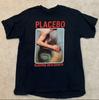 Nuova Popolare Maglietta Nera Placebo Band Cotone Unisex dalla S alla 5XL