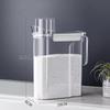 Large Capacity Grain Dispenser Transparent Detergent Box Portable Kitchen Organizer