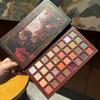 Ретро-трояндовий олійний малюнок, 32-кольорова палітра тіней для повік, перламутрові, матові, водостійкі  