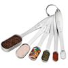 6Pcs Measuring Spoon Set Stainless Steel Kitchen Measuring Spoons Spice Sugar Coffee Spoon Measure Scoop Kitchen Accessories