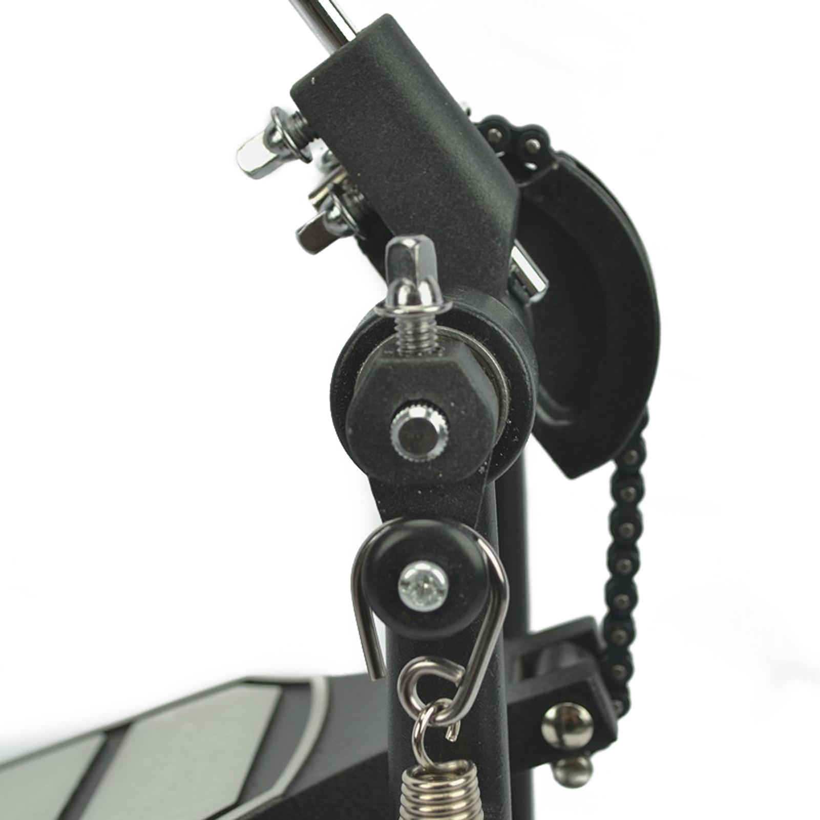 

Педаль барабана с барабанной колотушкой из алюминиевого сплава, одиночная педаль барабана, педаль ударной установки, одиночная педаль чёрный