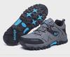 Men's Breathable Non-Slip Outdoor Hiking Shoes - Low-Top, Large Size, Suitable for Travel and Off-Road Sports