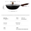 Chuidahuang 32cm Honeycomb Non-coated Iron Wok