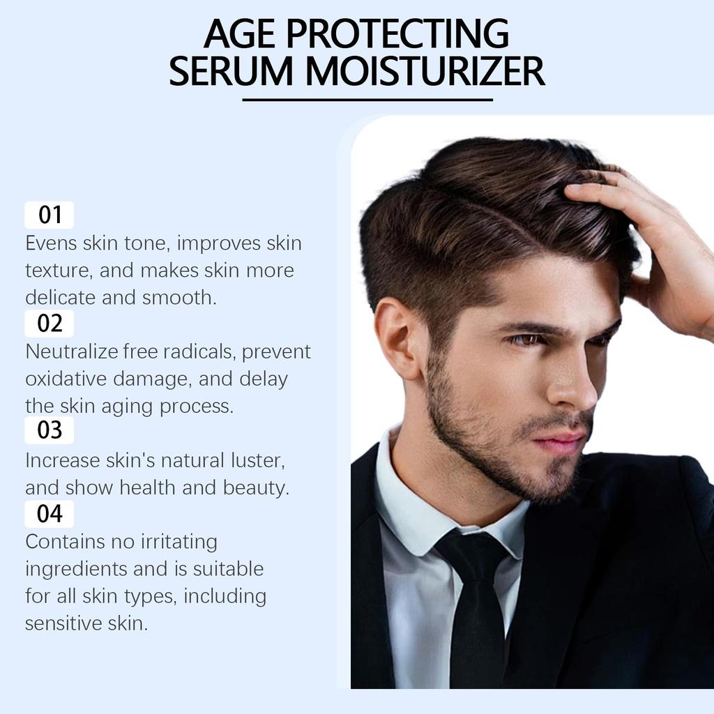 East Moon Men Face Firming Essence Lotion Anti Aging Reduce Fine Lines Wrinkles Hydrating Moisturizing Daily Skin Care 100ml