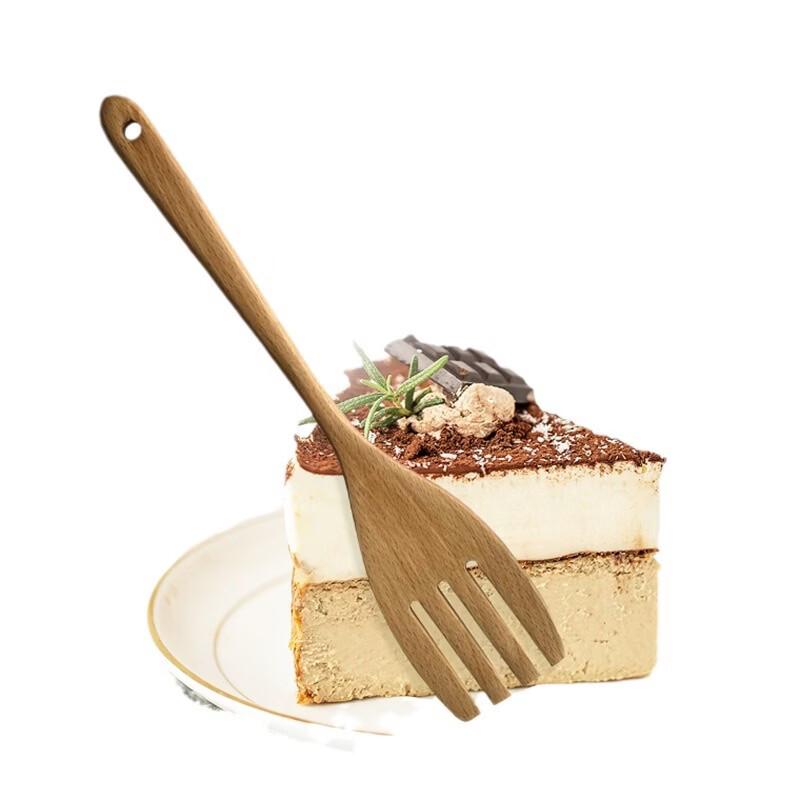 ZISIZ Beechwood Handle Kitchen Utensils