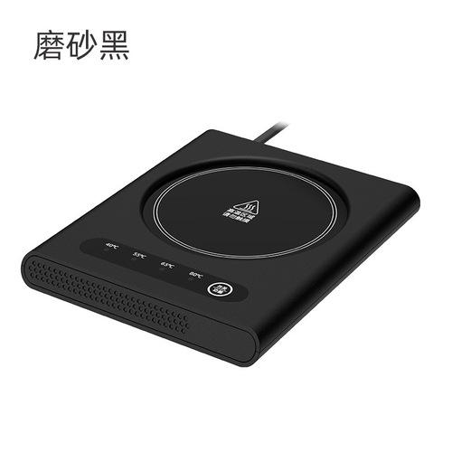 A209 Heating Coaster Black 220V US Plug Electric Mug Warmer for Coffee Tea