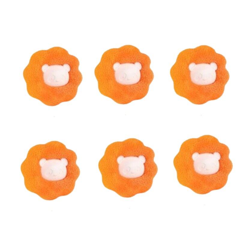 

Шарики для чистки губкой для стиральной машины Anti Twinning Cleanable Adsorbable Hair Cartoon Xiong Decontaminating Washing Balls